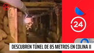 Muestran increíble túnel para fuga de reos  24 Horas TVN Chile [upl. by Greyso473]