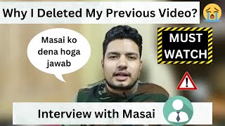 Interview with Masai School  First time 😱 Admission  Unit 1  Masai Placement  Revision [upl. by Ambrosia939]