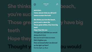 Lorde Green Light Sped Up  Lyrics [upl. by Corrinne]