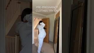 Prepregnancy clothes try on shorts [upl. by Arev]