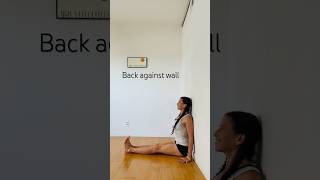 4 Easy Beginner YOGA HACKS At the Wall 🧘‍♀️ Hamstrings Leg Flexibility [upl. by Quentin]