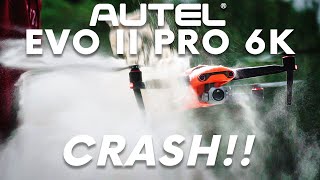 AUTEL EVO 2 PRO 6K DRONE CRASH TEST  BETTER THAN DJI DRONES [upl. by Eigger]