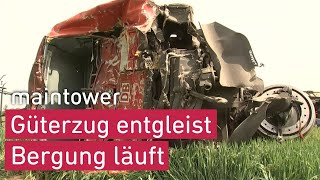 Schweres Zugunglück Schwierige Bergungsarbeiten beginnen in MünsterAltheim I maintower [upl. by Fish]