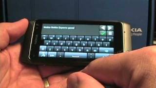 Swype keyboard on the Nokia N8 [upl. by Amihsat48]