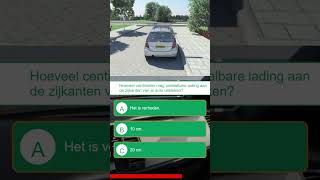 🚗 CBR auto theorieexamen Inrichting lading en slepen van voertuigen shorts rijles theorieles [upl. by Ycal]
