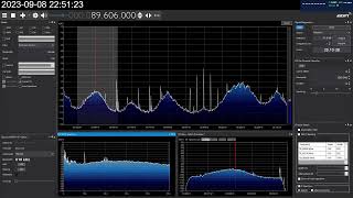 Tropo 896 Radiocentras LT Vilnius 634km 14kW RDS PI  08092023 [upl. by Sheffie]