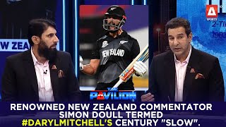 Renowned New Zealand commentator Simon Doull termed DarylMitchells century quotslowquot [upl. by Truscott]