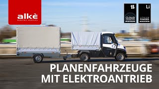 Planenfahrzeuge mit Elektroantrieb für Stadtlieferungen Logistik und vieles mehr Schau jetzt [upl. by Anjanette139]