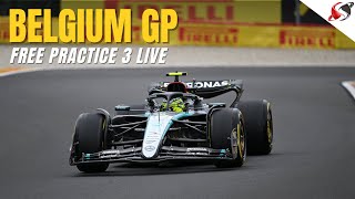 🔴 F1 LIVE  Belgium GP FP3  Formula 1 Commentary  Live Timing [upl. by Rodrigo]