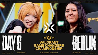 VALORANT Game Changers Championship  Lower Round 3  Day 6 [upl. by Ijuy]