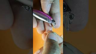 How to tie a fishing hook 214 fishingknot fishinghook fishinghack [upl. by Xavler]