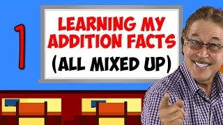 Learning My Addition Facts All Mixed Up  Addition Facts for 1  Jack Hartmann [upl. by Mauricio710]