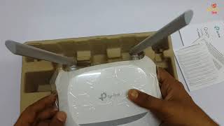 Unboxing 2 Antenna 300Mbps Wireless TPLINK Router [upl. by Strohbehn]