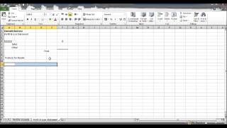 How to Create a Bookkeeping Spreadsheet using Microsoft Excel  Part 4 [upl. by Burgener609]