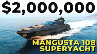 Mangusta 108 Superyacht Worth 2 Million [upl. by Shoshanna]