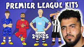 PREMIER LEAGUE KITS 2425  442oons Reaction [upl. by Drol]