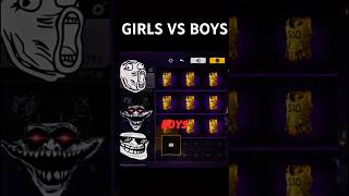 GIRLS VS BOYS TROLLING freefire trollface shorts freefireshorts freefireclips ff [upl. by Britt]