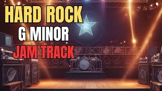 Hard Rock G Minor Jam Track [upl. by Hinda]