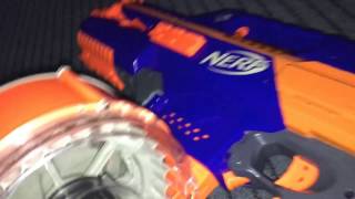 Hasbro A3901E24 Nerf NStrike Elite Rapidstrike CS18 in Action [upl. by Yrelbmik]