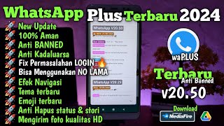 WhatsApp Plus new version 2024  WhatsApp Plus V2050 Fix Login menggunakan No lama 🔥 [upl. by Norehs]