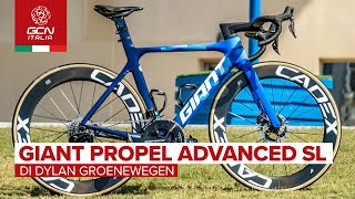 La Giant Propel Advanced SL di Dylan Groenewegen  Biciclette dei Professionisti [upl. by Yecnahc550]