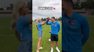 💘 biathlon couple’s test with Regina and Kalev Ermits 🇪🇪 biathlon couplegoals [upl. by Ailemac]