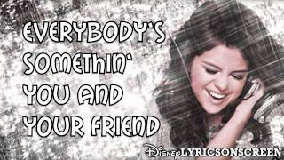 Selena Gomez amp The Scene  Spotlight Lyrics Video HD [upl. by Elbertina]