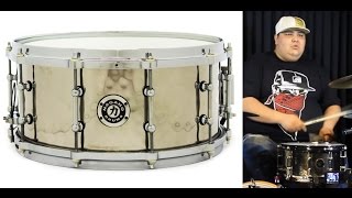 Caixa Nagano Classic Hammer Steel Shell 14x65quot snare sound check [upl. by Keare243]