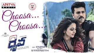 ChoosaChoosa Full Song  Dhruva Movie  Ram Charan Rakul Preet Singh  Hiphop Tamizha [upl. by Oloapnaig116]