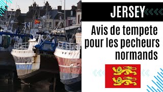 Jersey  avis de tempête pour les pêcheurs normands [upl. by Bathilda179]