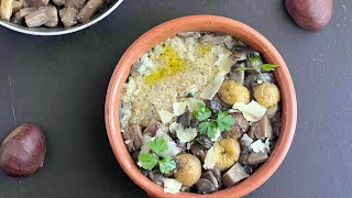 Polenta taragna con funghi e castagne [upl. by Jessey]