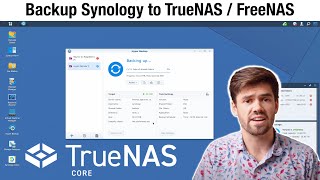 Backup Synology NAS to TrueNAS  FreeNAS Server Using RSYNC amp HyperBackup  4K TUTORIAL [upl. by Anirbys]