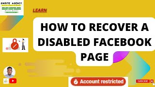 How to Recover a Disabled Facebook Page [upl. by Mcallister]