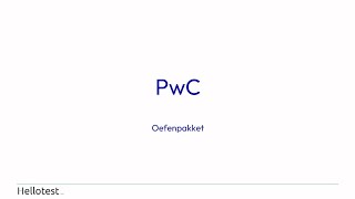 PwC assessment oefenen [upl. by Willumsen499]