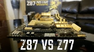 Z87 Haswell vs Z77 Ivy Bridge  Whats New [upl. by Niwhsa]