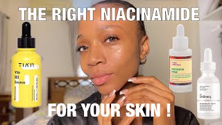 3 AFFORDABLE NIACINAMIDE SERUMS FOR YOU  How to get rid of Textured Rough Skin [upl. by Milka]