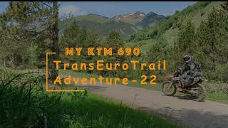 KTM 690 Trans Euro Adventure UKFRASPAAND [upl. by Scevor812]