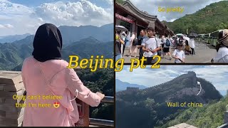 My Beijing journey pt 2 😍 Momal explore China [upl. by Burchett982]