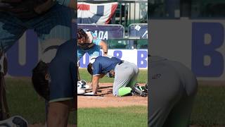 Guy gets hit by 90MPH fastball [upl. by Namso]