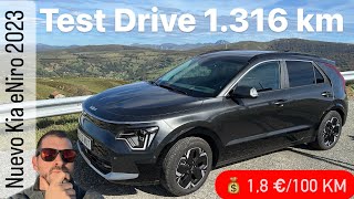 1316 km en una semana con Nuevo Kia eNiro 2023  Test Drive [upl. by Richmound]