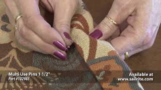 Sewing Panel Drapes with Tiebacks [upl. by Lyris]