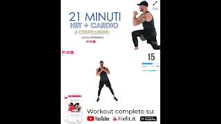 Allenamento Total Body HIIT Brucia Grass  Cardio anteprima [upl. by Neveda]