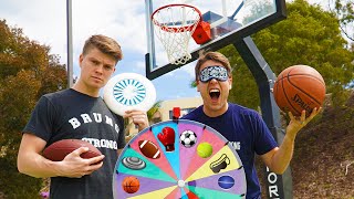 WHEEL OF SPORTS TRICK SHOT BATTLE [upl. by Concettina]