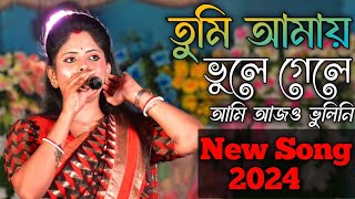 তুমি আমায় ভুলে গেলে । TUMI AMAY BHULE GELE । priya saha  2024 [upl. by Otrevire]