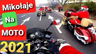 Mikołaje na Motocyklach  Parada  Gdańsk  Gdynia  2021 [upl. by Brothers172]