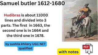 Samuel butler 16121680 Hudibras [upl. by Adnaloy]