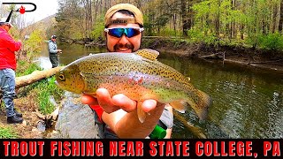 Trout Fishing Near State College  Pennsylvania [upl. by Latnahc]