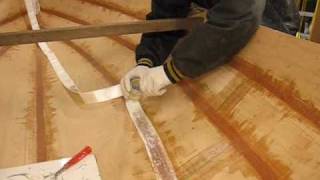 Part 20 1  Fiberglassing the Hull Seamswmv [upl. by Hanako]