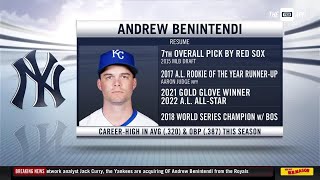 Reacting to Yankees trade for Andrew Benintendi [upl. by Sethrida]