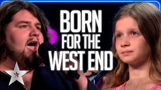 These acts were BORN for the West End Stage  Auditions  Britains Got Talent [upl. by Ahsiuqal]